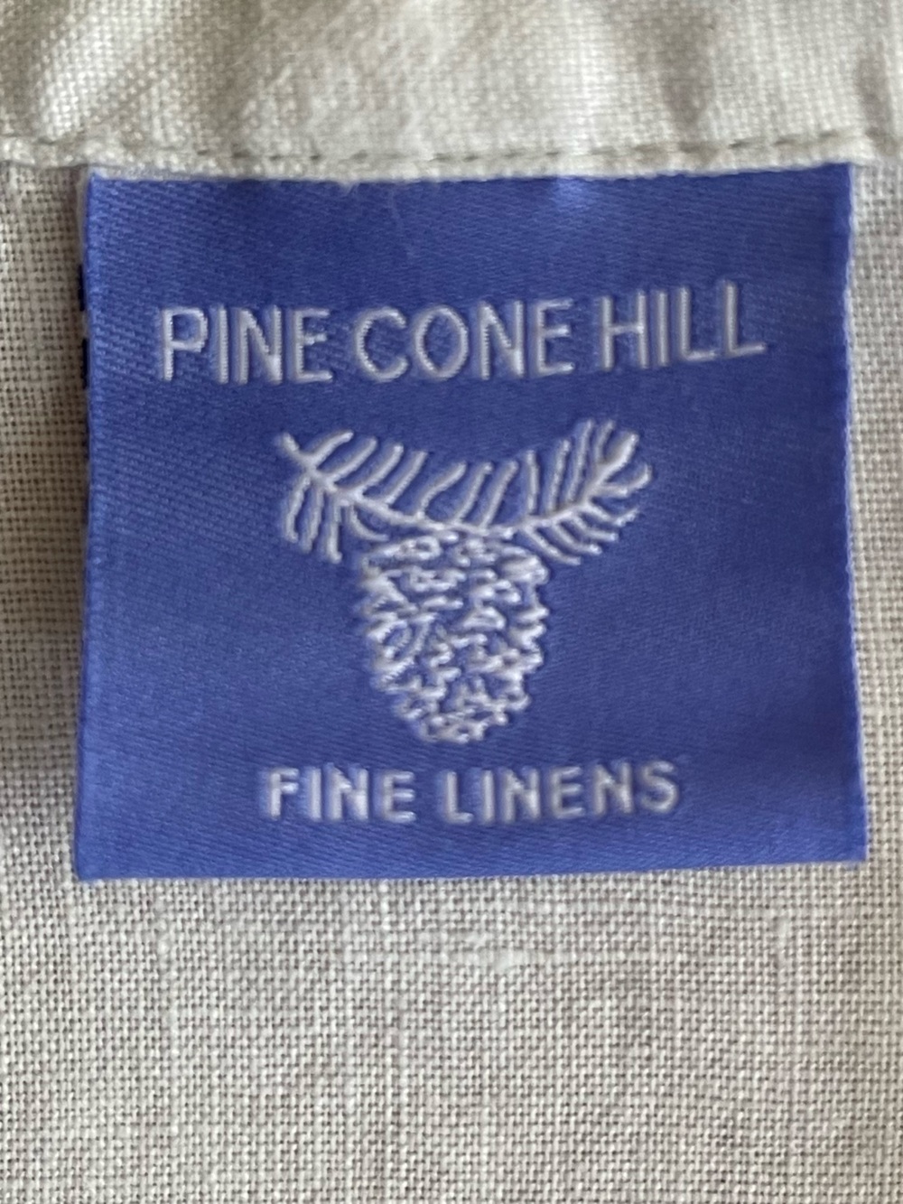 100% Fine Linen in Light Heather Blue by Pinecone Hill - Picture 2 of 6